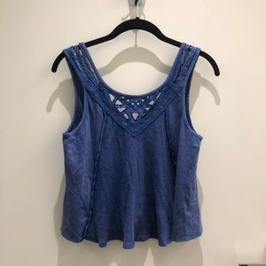 Free people crochet tank